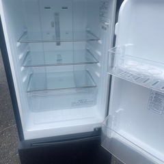 北九州市内配送無料　保証付き　2019年製 154L 冷蔵庫 ハイセンス HR-G1501  ブラウン系 ガラスドア 自動霜取りファン式の画像