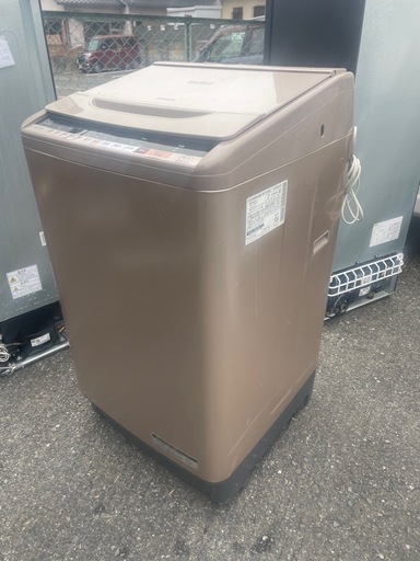北九州市内配送無料　保証付き 日立 HITACHI ビートウォッシュ 全自動洗濯機 （10kg） シャンパン BW-V100A 