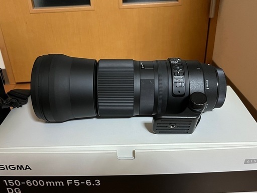 SIGMAレンズ　150-600mm F5-6.3 DG キヤノンEFマウント