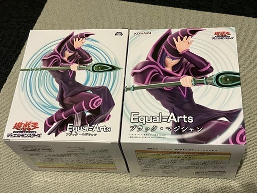 2点セット】遊戯王Equal Arts ブラック・マジシャンフィギュア