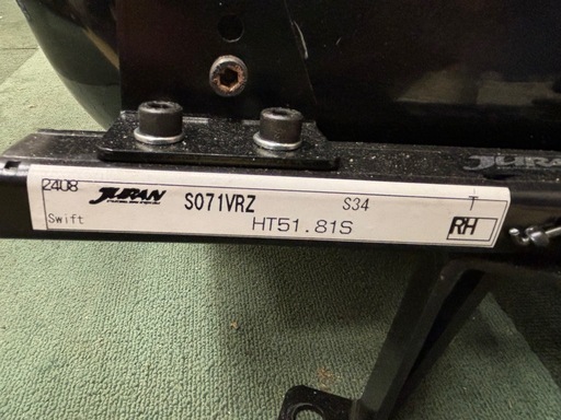 無名フルバケットシート　ht81s用シートレール付き