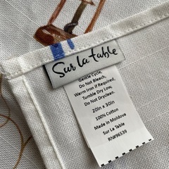 Sur La Table ワイン柄  52cm×78cmの画像