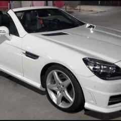 希少 左ハンドル V6 SLK350 AMGパッケージ ホワイト 白 R172の画像