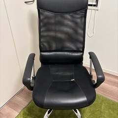 デスクチェア　ゲーミングチェア　大きめ　ブラック
