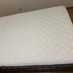 ニトリ　ダブル  ベッド　ニトリマットレス付きの画像