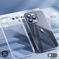 iPhone14 pro クリアケース レンズ保護 ストラップホール付きの画像