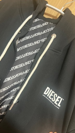【定価:９万円】Diesel (ディーゼル) メンズ ジャケット リバーシブル スウェットジャケット 00SARH0QAYK