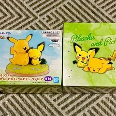 【新品未開封】ポケモン　くつろぎタイム　ピカチュウ&ピチューフィ...