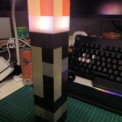 マイクラ風　たいまつライト　新品