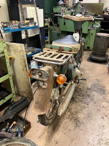 激レア ホンダ 行灯 スーパーカブ レストアベース honda cub 旧車