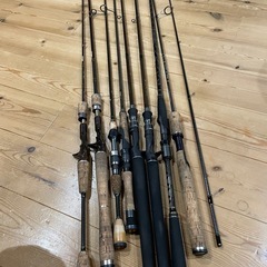釣り竿　バスロッド　ベイト　スピニング