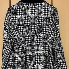PEYTON PLACE ペイトンプレイス　ジャケット　黒　レディース　千鳥柄の画像