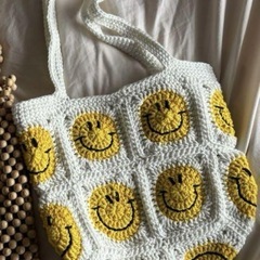 ニコちゃん網バッグ