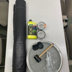 防草シートなど作業用セット一式！