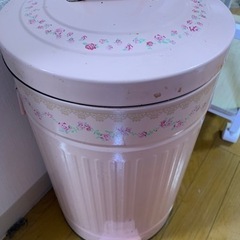ゴミ箱　ペール缶　姫系　ピンク
