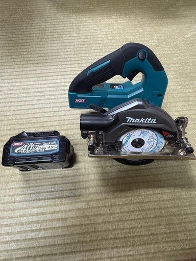 マキタ　40ボルト丸鋸　バッテリー付き