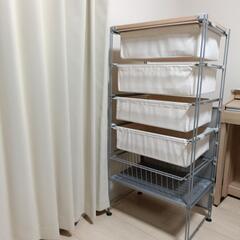 相談中です。無印　スチールユニットシェルフ　
