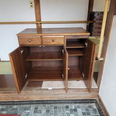 収納家具 幅895mm×奥450mm×高765mm の画像