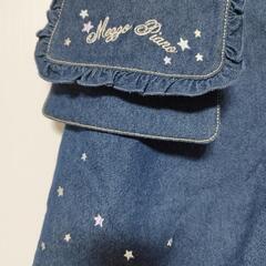 130cm　美品　メゾピアノ　裏起毛　星　ショートパンツ　移動ポケット付きの画像