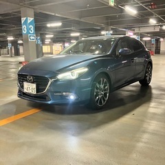 福岡★アクセラスポーツ15XD Lパッケージ白革シート/純正ナビ...