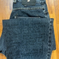 2pac 顔プリントデニムの画像