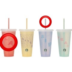 スタバ　カラーチェンジングリユーザブルコールドカップ