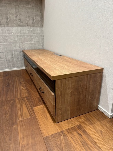 テレビ台 （大川家具】テレビボード 160cm幅 レイ ナチュラル