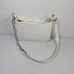 ショルダーバッグ バッグ フェイクレザーチェーンミニショルダーバ...
