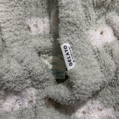 【未使用】ジェラートピケ BABYボーダーアランポンチョ PBNT225409の画像