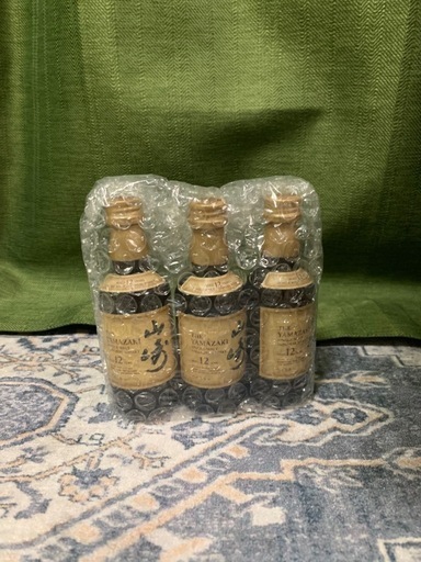 山崎12年ミニボトル　3本セット