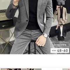 セットアップ 上下セット メンズスーツ ビジネススーツ ・フォーマルスーツの画像