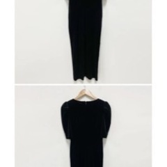 ベルベットワンピースの画像