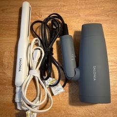 サロニア　ストレートアイロン&ドライヤー