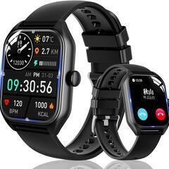 新品　スマートウォッチ Bluetooth通話機能 軽量 1.8...