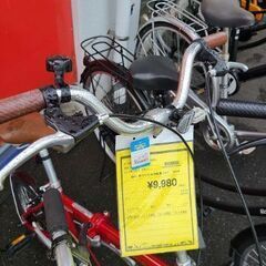J6981　　折りたたみ自転車　CAPTAIN STAG　レッド　16インチ　　★店頭にて試乗可★ 簡易クリーニング済　【リユースのサカイ柏店】　 中古自転車 　流山市  松戸市 我孫子市 鎌ヶ谷市 船橋市 守谷市 取手市　の画像