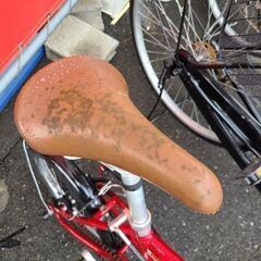 J6981　　折りたたみ自転車　CAPTAIN STAG　レッド　16インチ　　★店頭にて試乗可★ 簡易クリーニング済　【リユースのサカイ柏店】　 中古自転車 　流山市  松戸市 我孫子市 鎌ヶ谷市 船橋市 守谷市 取手市　の画像