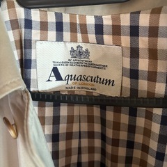 高級ブランドステンカラーコート Aquascutumの画像