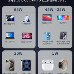 新品　67W急速充電器 タイプC Type-C USB充電器 超軽量·極小型 3ポートの画像