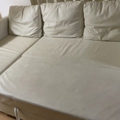 　3人掛け布ソファの画像