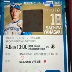 日ハムチケット