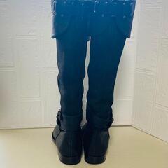 ロングブーツ　レディース　22cm DIANA ダイアナ ローヒールの画像