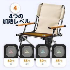 ホットマット　電気座布団　 USB充電　電気マット　アウトドア　スポーツ観戦の画像