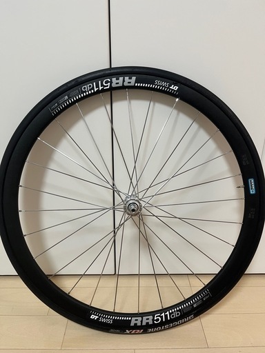 前輪 DT SWISS RR511 dbリム x DURA-ACE トラックハブ