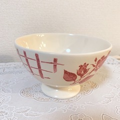 【希少】コントワール・ドゥ・ファミーユ  カフェオレボール　花柄の画像