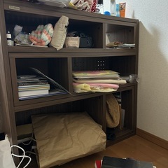 ★受け渡し予定★【ほぼ新品】コーナーラックとしても使える伸長式アクセントシェルフの画像