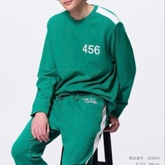 新品 いかゲーム ルームウェアLサイズの画像