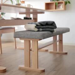 LOWYA、ダイニングベンチセット 4人掛け　の画像