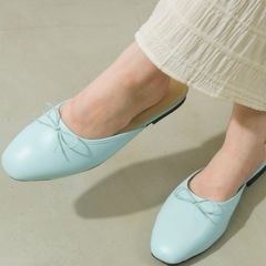 新品未開封　NEUNA ヌナ リボンサンダル　ライトブルー　M