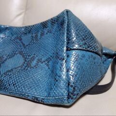 LONGCHAMP ロンシャン パイソン 2way トートバッグ 蛇柄の画像