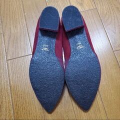 【新品】ESPERANZA パンプス 24.5cm  ボルドーの画像